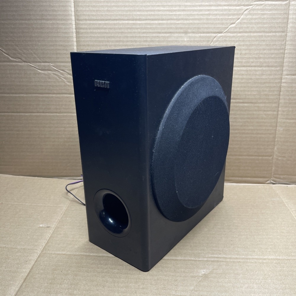 RCA RTD3133H Home Theater Subwoofer Speaker Only Tested Black OEM